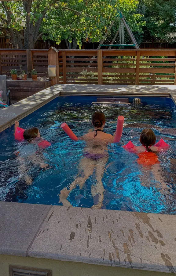 Modular Endless™ Pools family fun original swim current mob